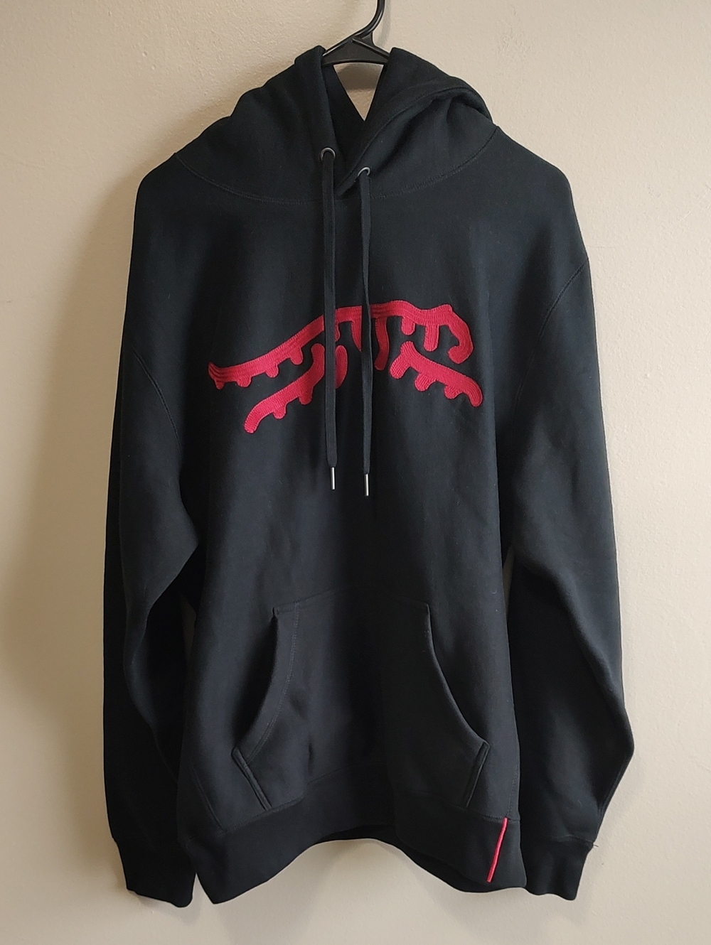 TIGER WOODS Sun Day Red Heavyweight Icon Chain Stitch Black Hoodie Men's Size M